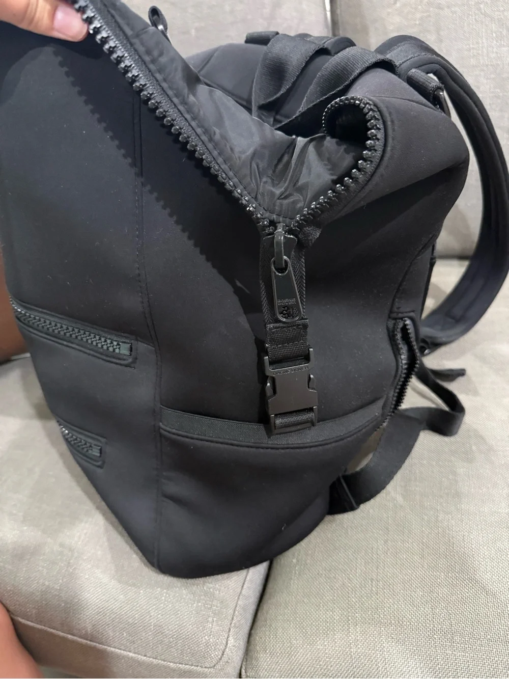Dagne Dover Black Baby Backpack